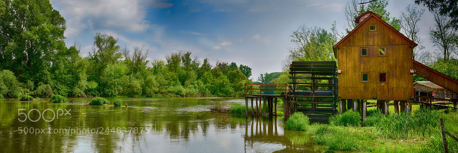 Nikon D7200 sample photo. Jelka water wheel mill photography