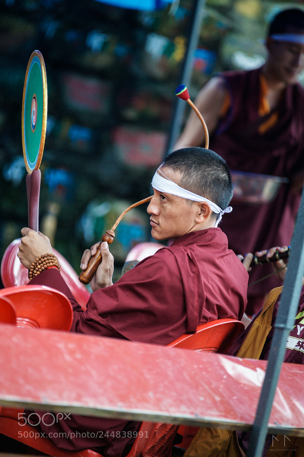 Sony Alpha DSLR-A900 sample photo. Buddha monk during the photography