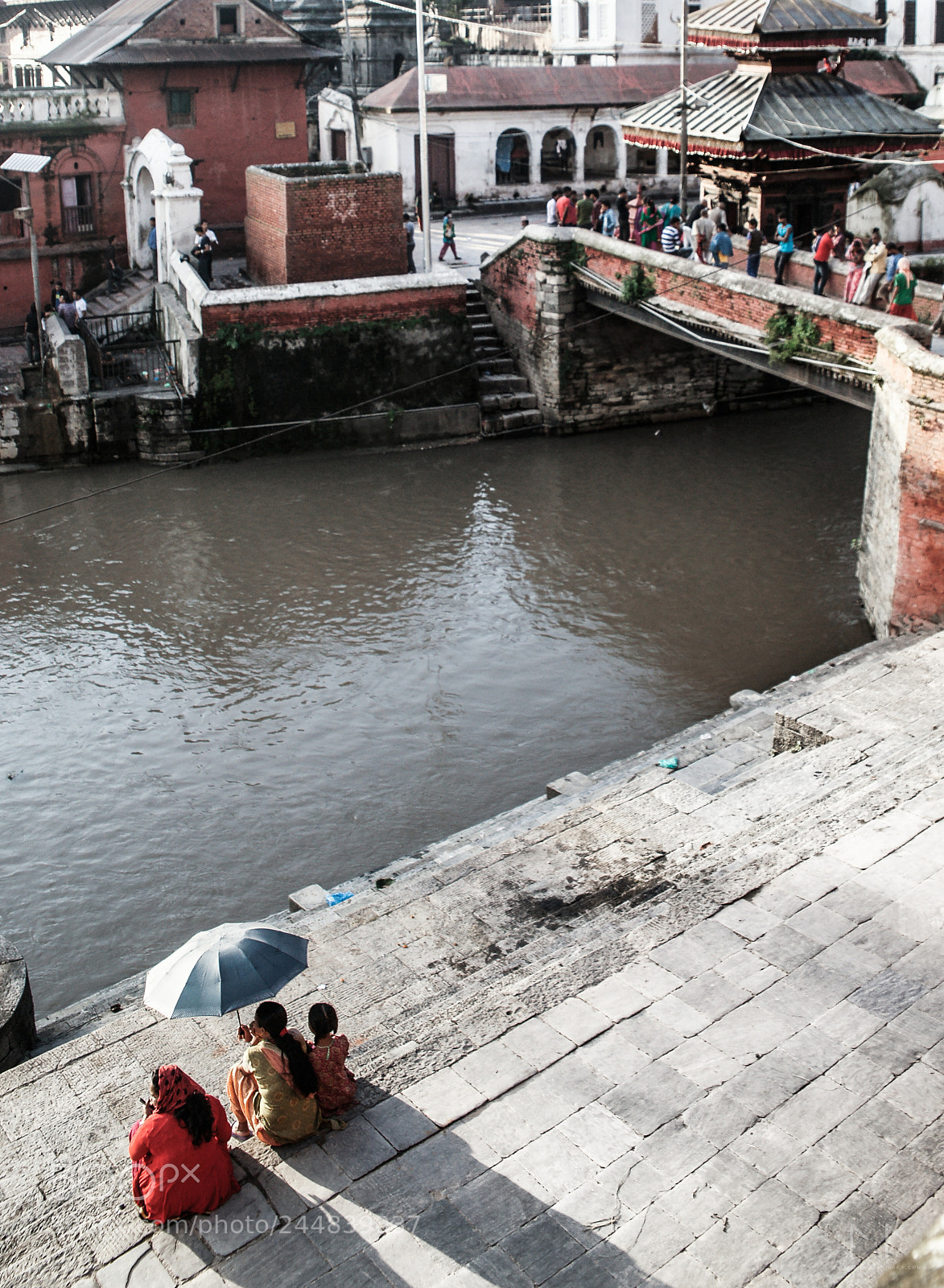 Sony Alpha DSLR-A900 sample photo. Hindu cremations at pashupatinath photography