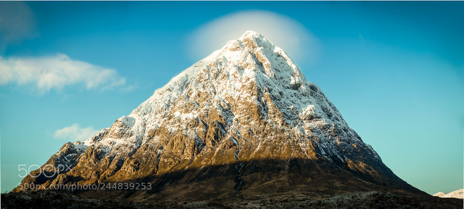 Panasonic Lumix DMC-FZ200 sample photo. Buachille etive mor panorama photography