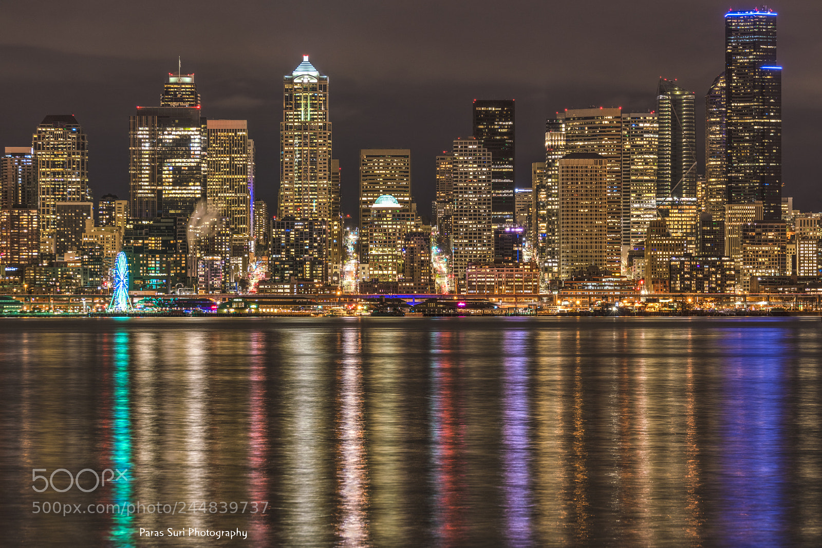 Sony a99 II sample photo. Seattle skyline photography