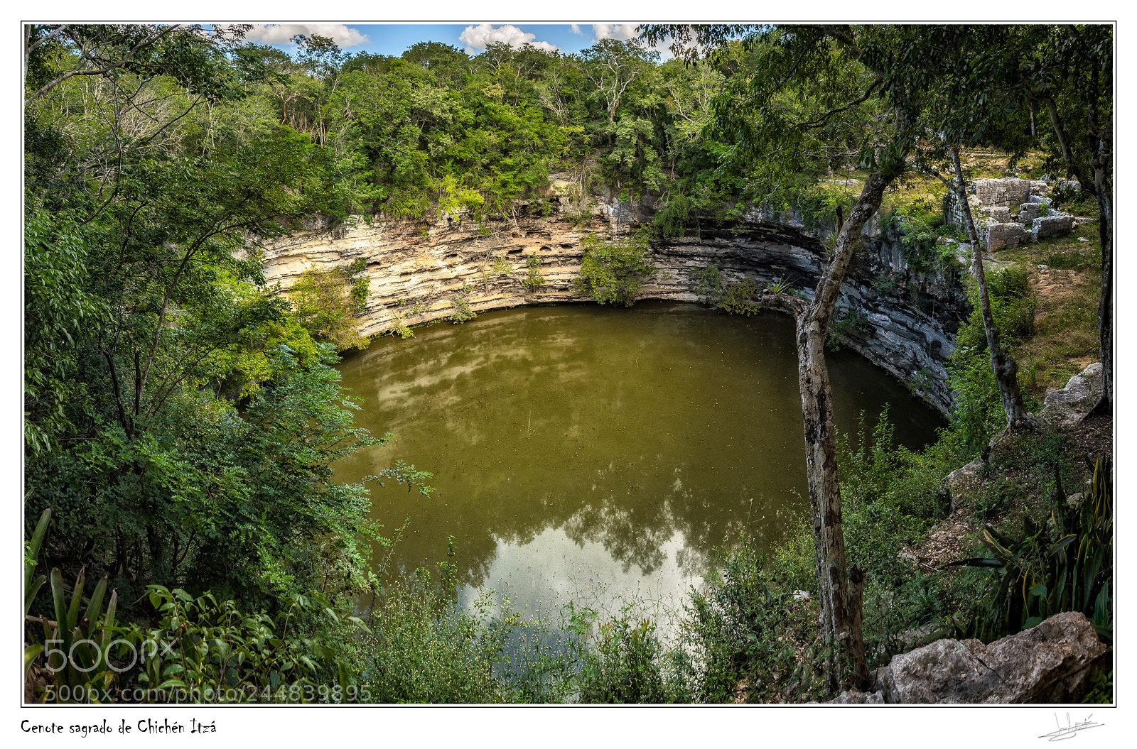 Nikon D7000 sample photo. Cenote sagrado de chich photography