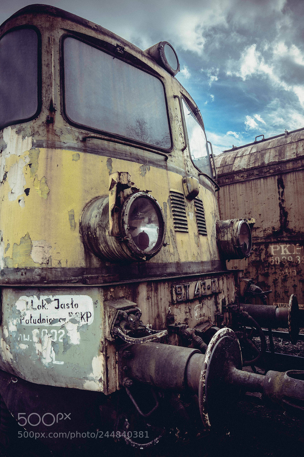 Nikon D7100 sample photo. Old train photography