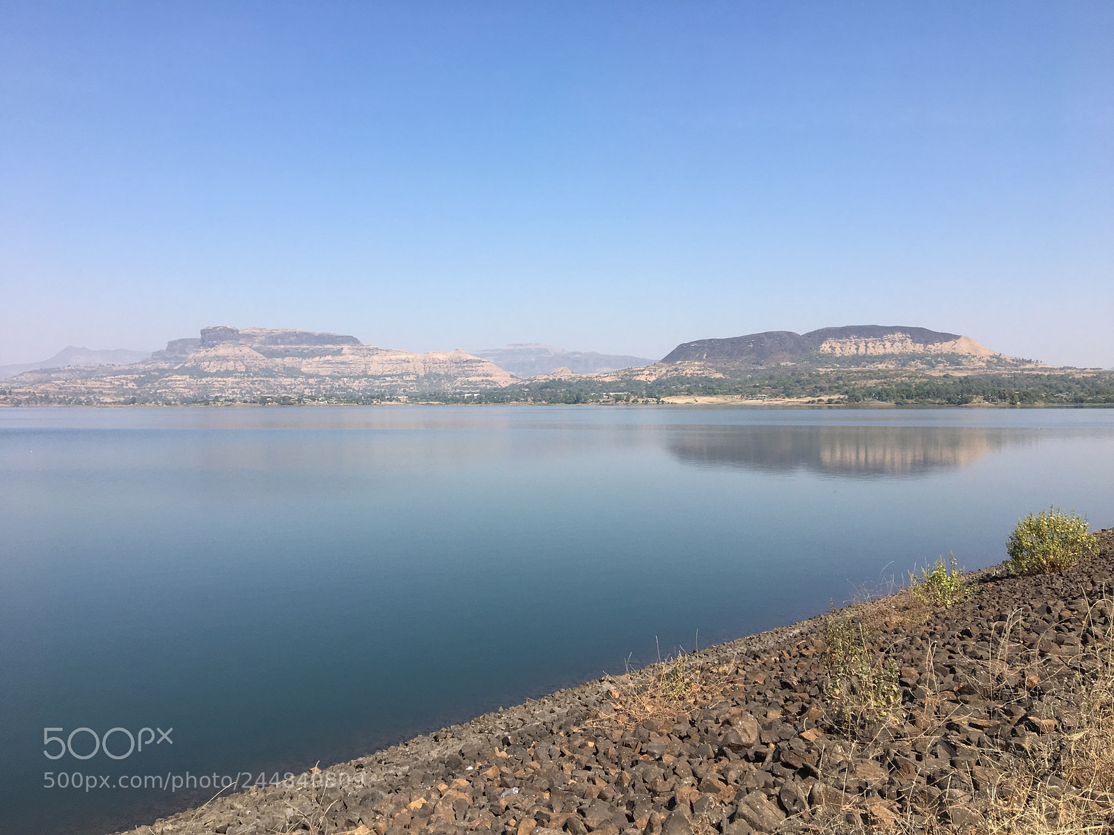 Apple iPhone 6s sample photo. Vaitarna water reservoir photography