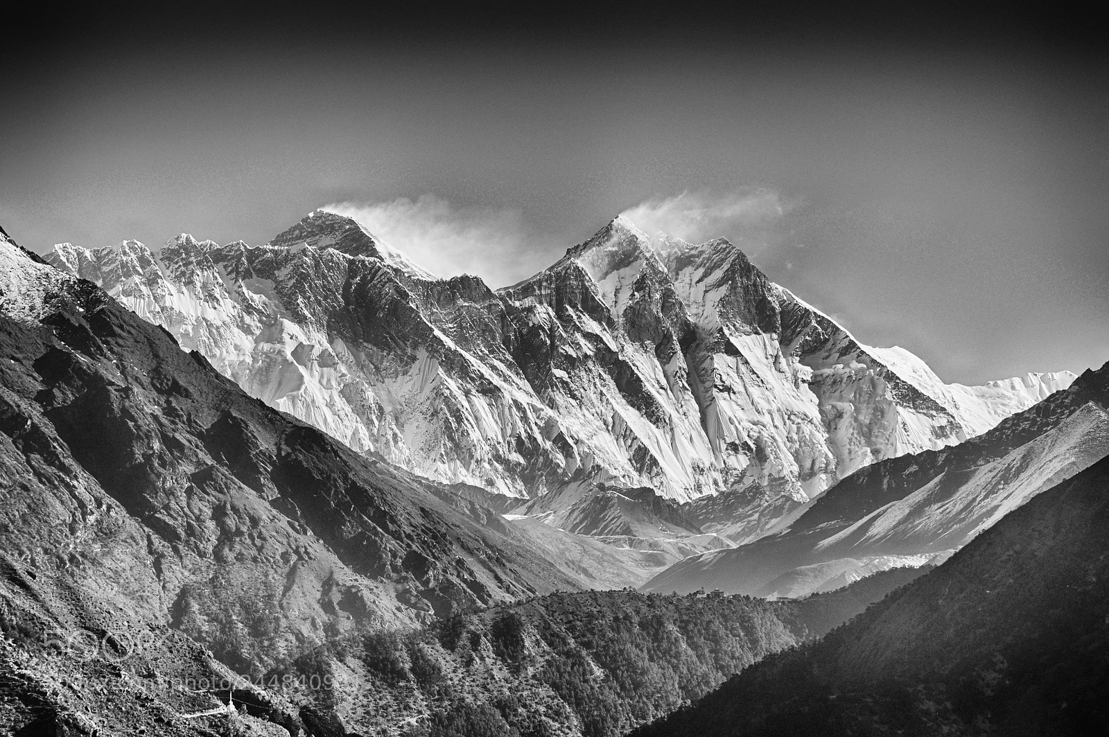 Nikon D90 sample photo. Nepal vue sur l'everest photography