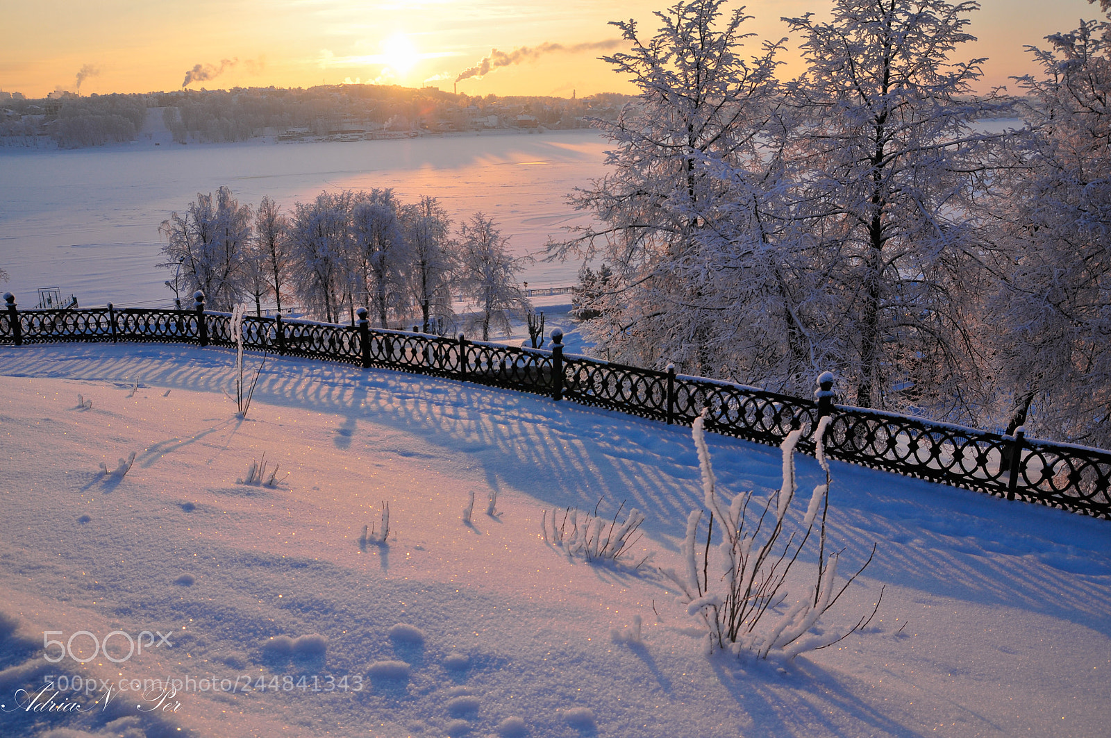 Nikon D300S sample photo. Winter on volga. photography