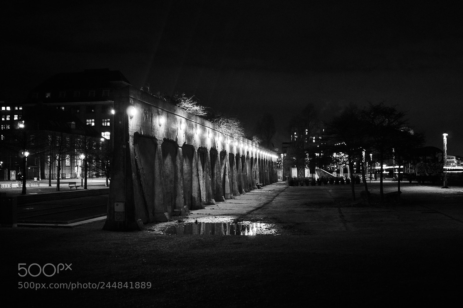 Sony a6300 sample photo. Copenhagen by night photography