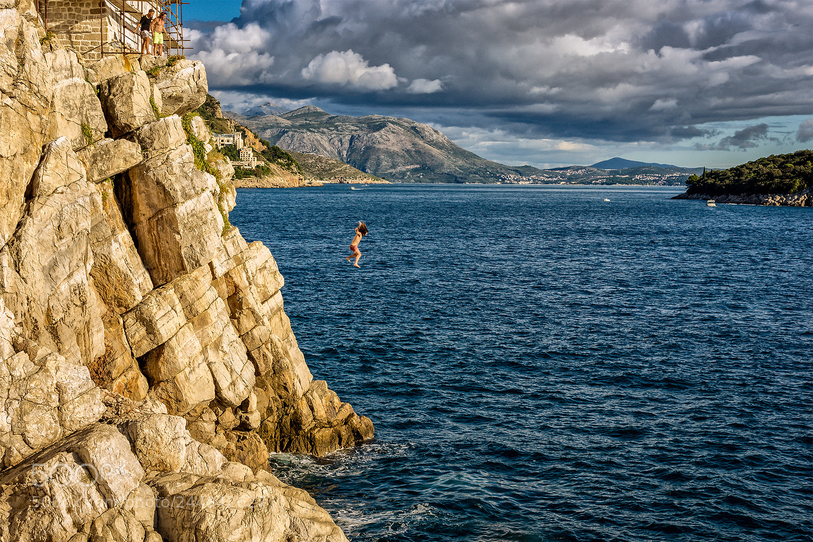 Sony SLT-A77 sample photo. Klippenspringer in dubrovnik photography