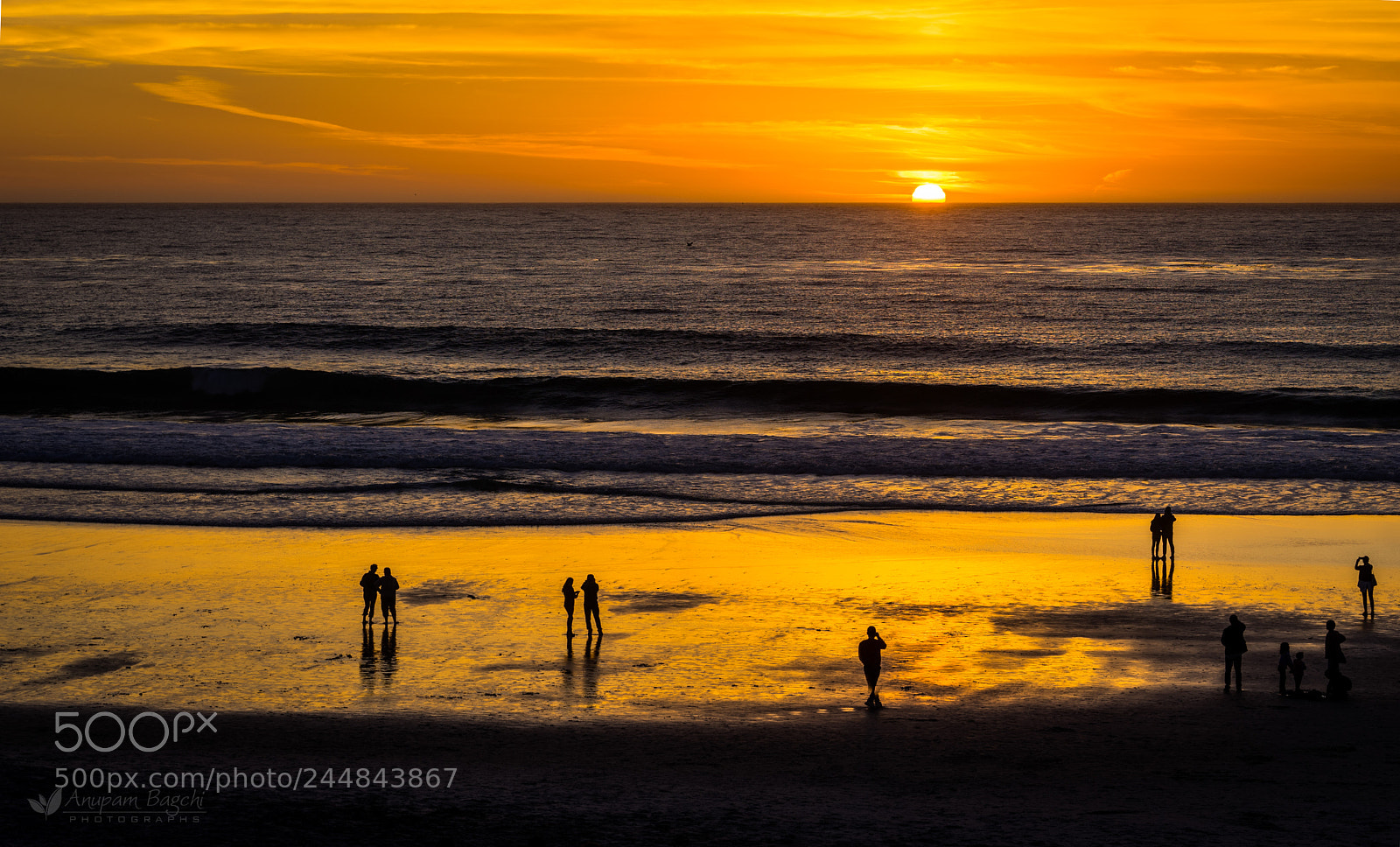 Sony a7 II sample photo. Sunset at carmel beach photography