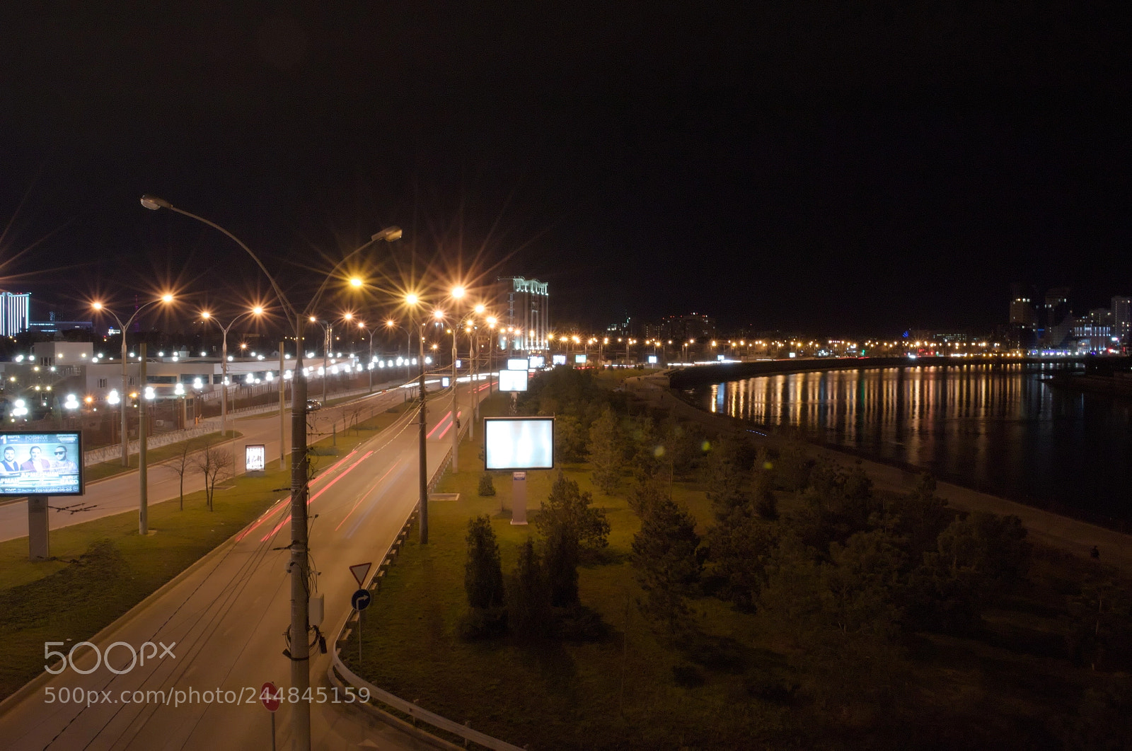 Nikon D3100 sample photo. Ночной Краснодар photography