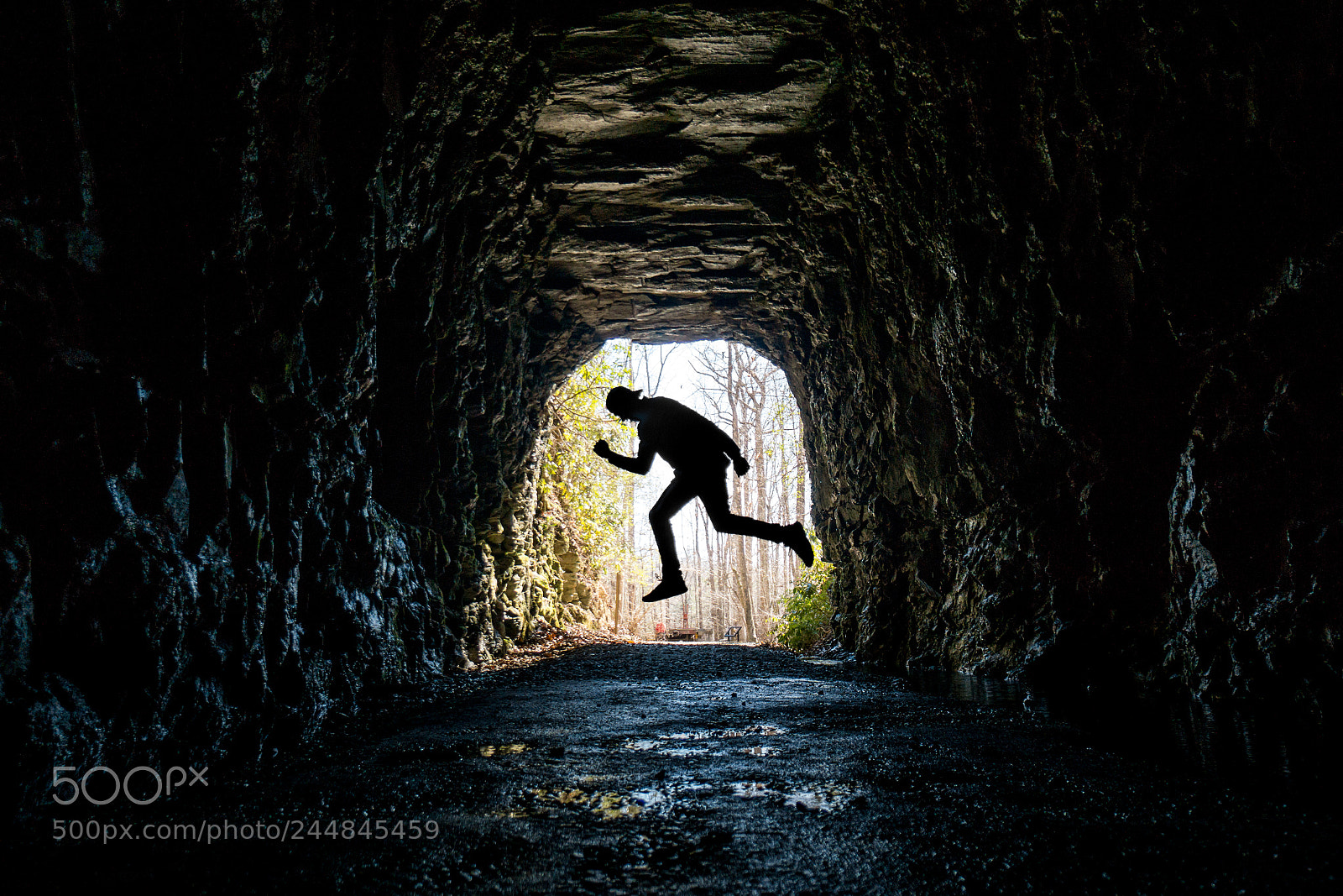 Sony a6000 sample photo. Tunnel jumping photography