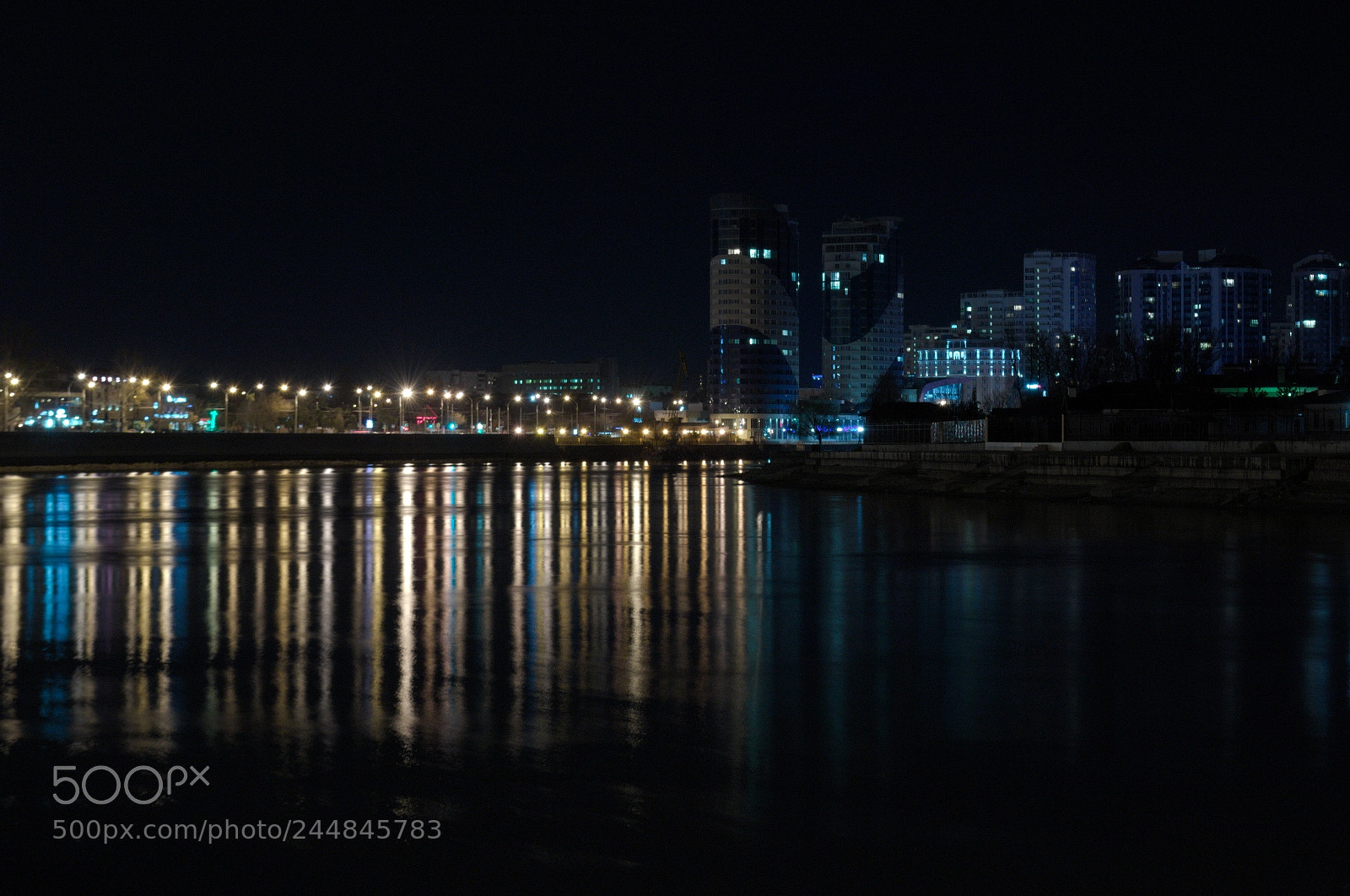 Nikon D3100 sample photo. Ночной Краснодар photography
