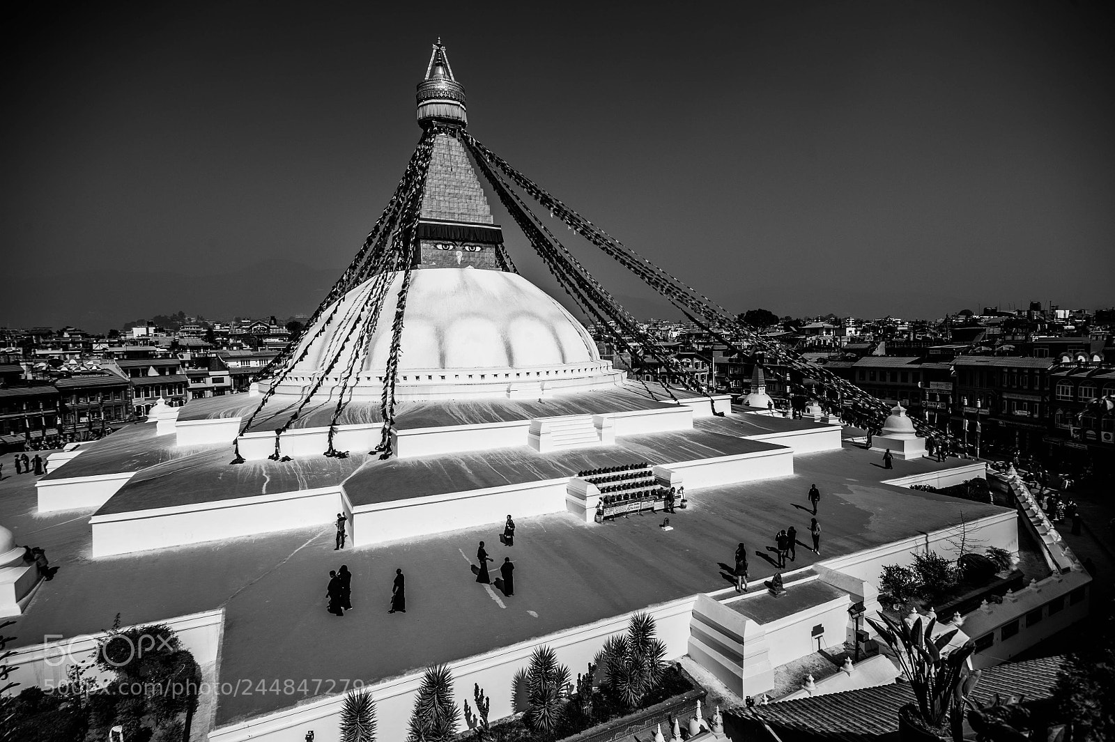 Nikon D700 sample photo. Boudhnath photography
