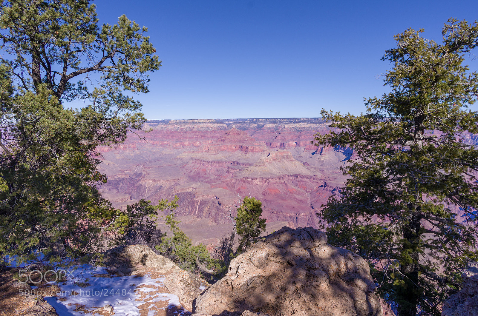 Pentax K-5 sample photo. Winter canyon view photography
