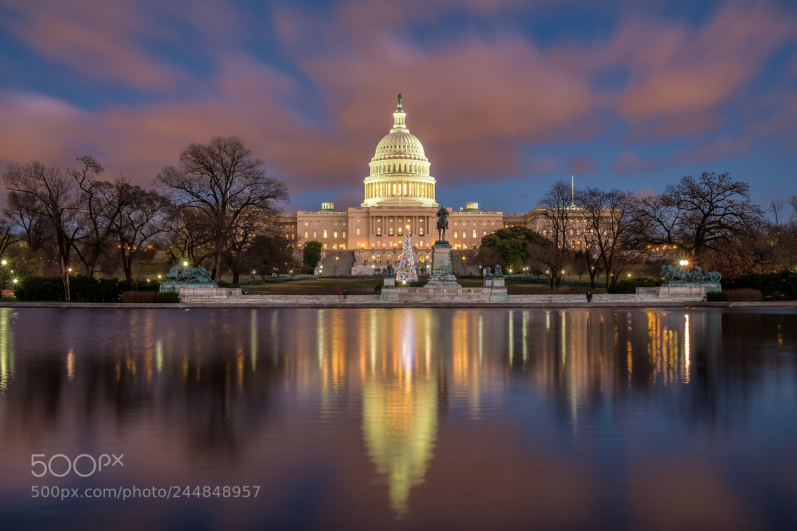 Fujifilm X-E1 sample photo. Washington dc at twilight photography