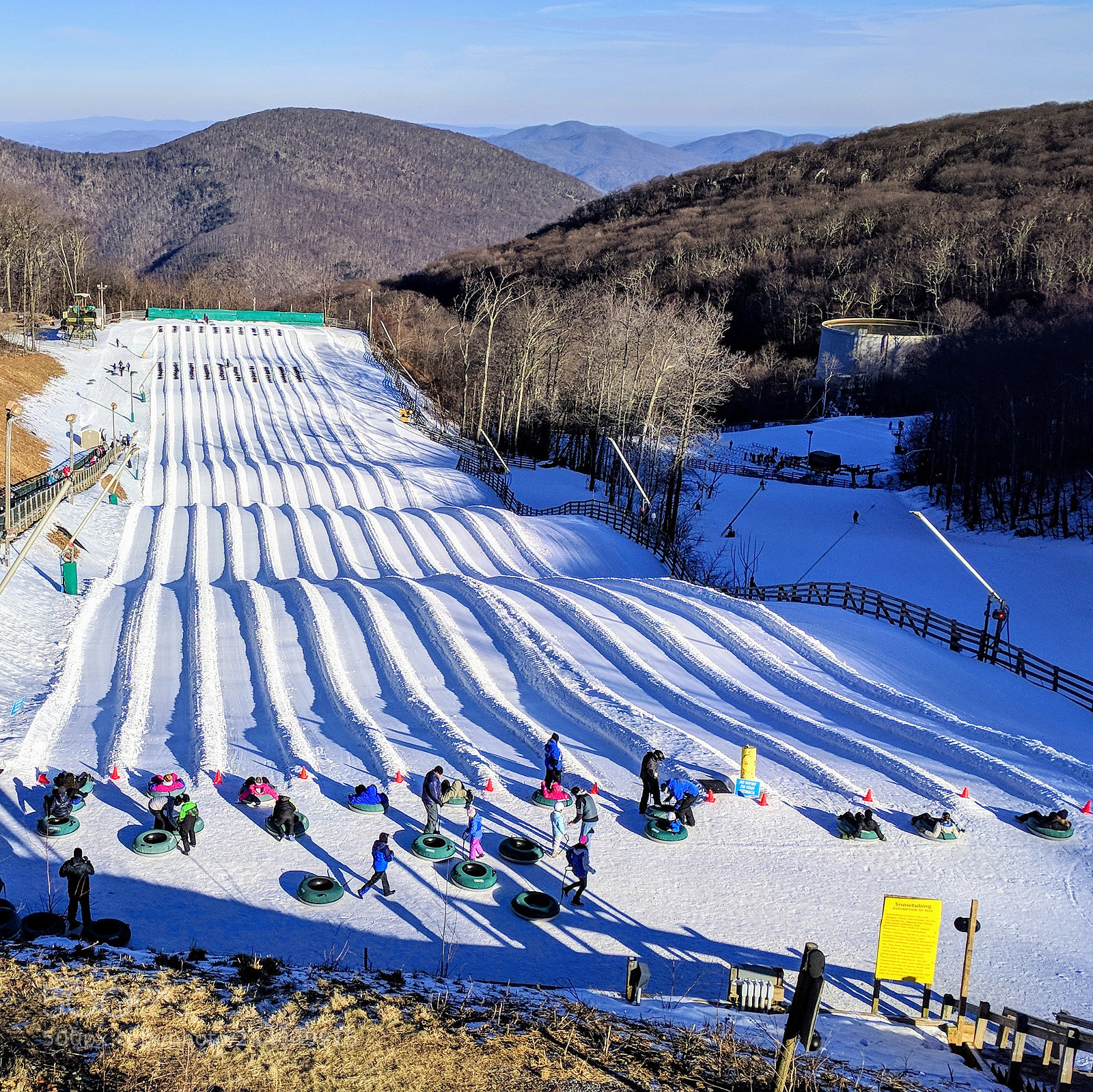 Google Nexus 6P sample photo. Snow tubing photography