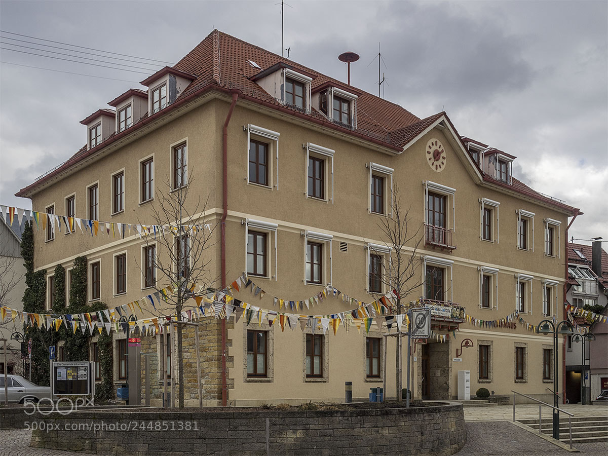 Olympus OM-D E-M1 sample photo. Eningen rathaus photography