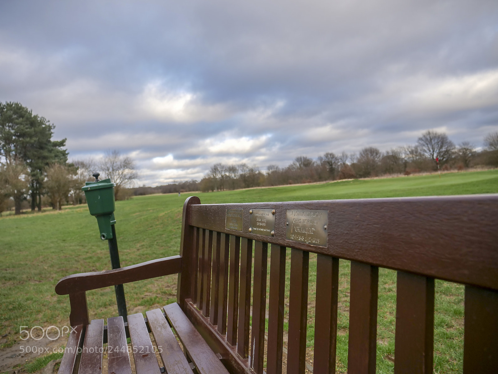 Panasonic Lumix DC-GH5 sample photo. Memorial bench photography