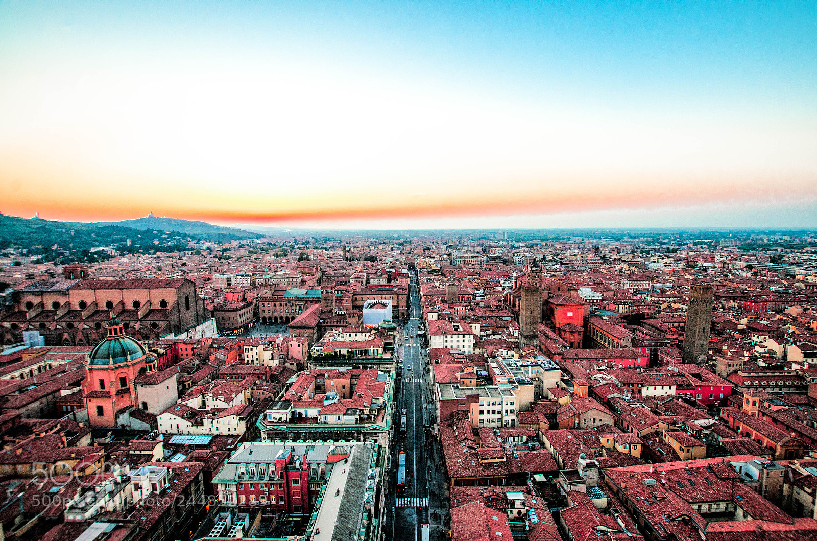 Nikon D7000 sample photo. Sunset in bologna photography