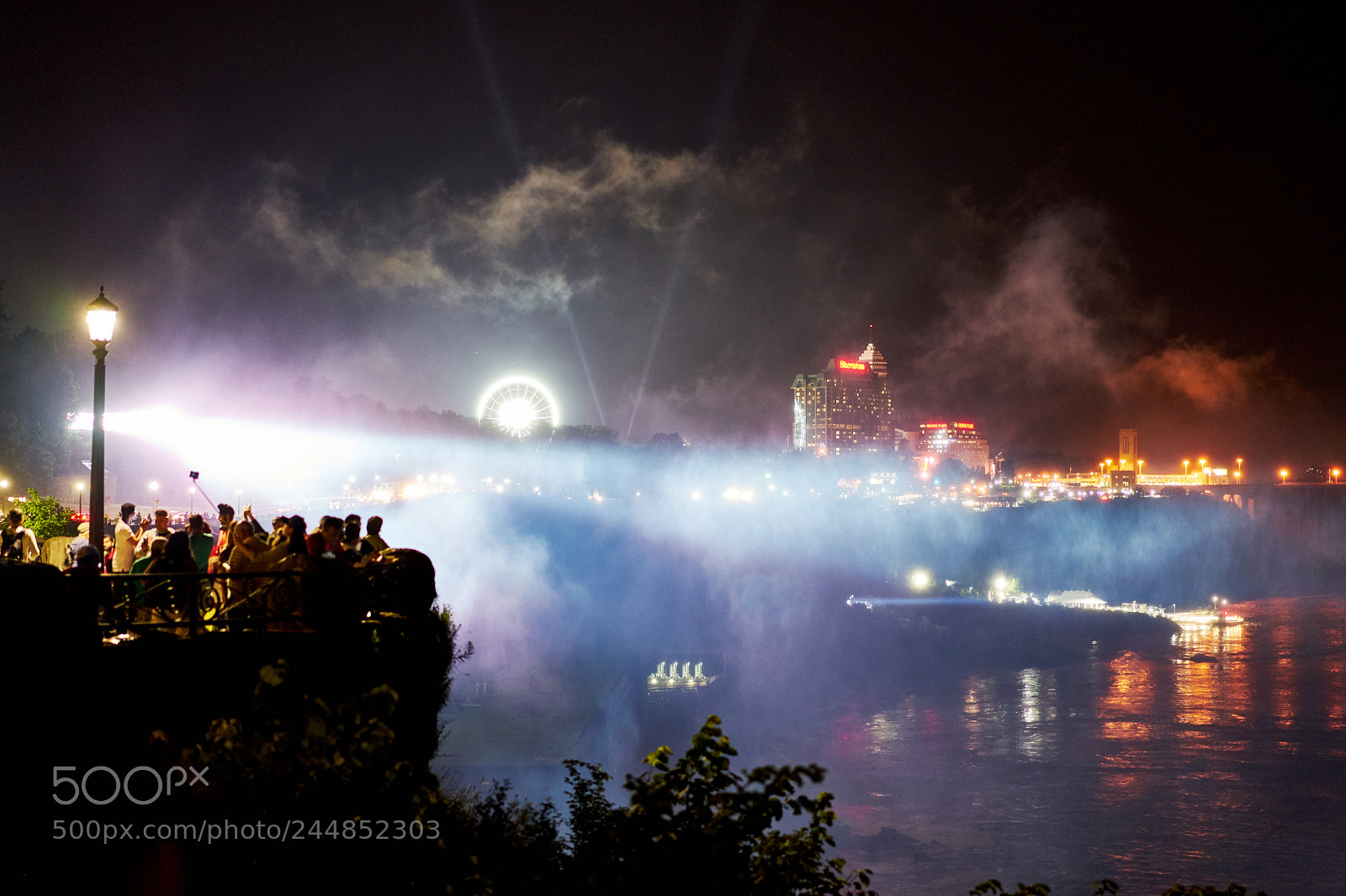 Sony a7 II sample photo. * niagara light show * photography