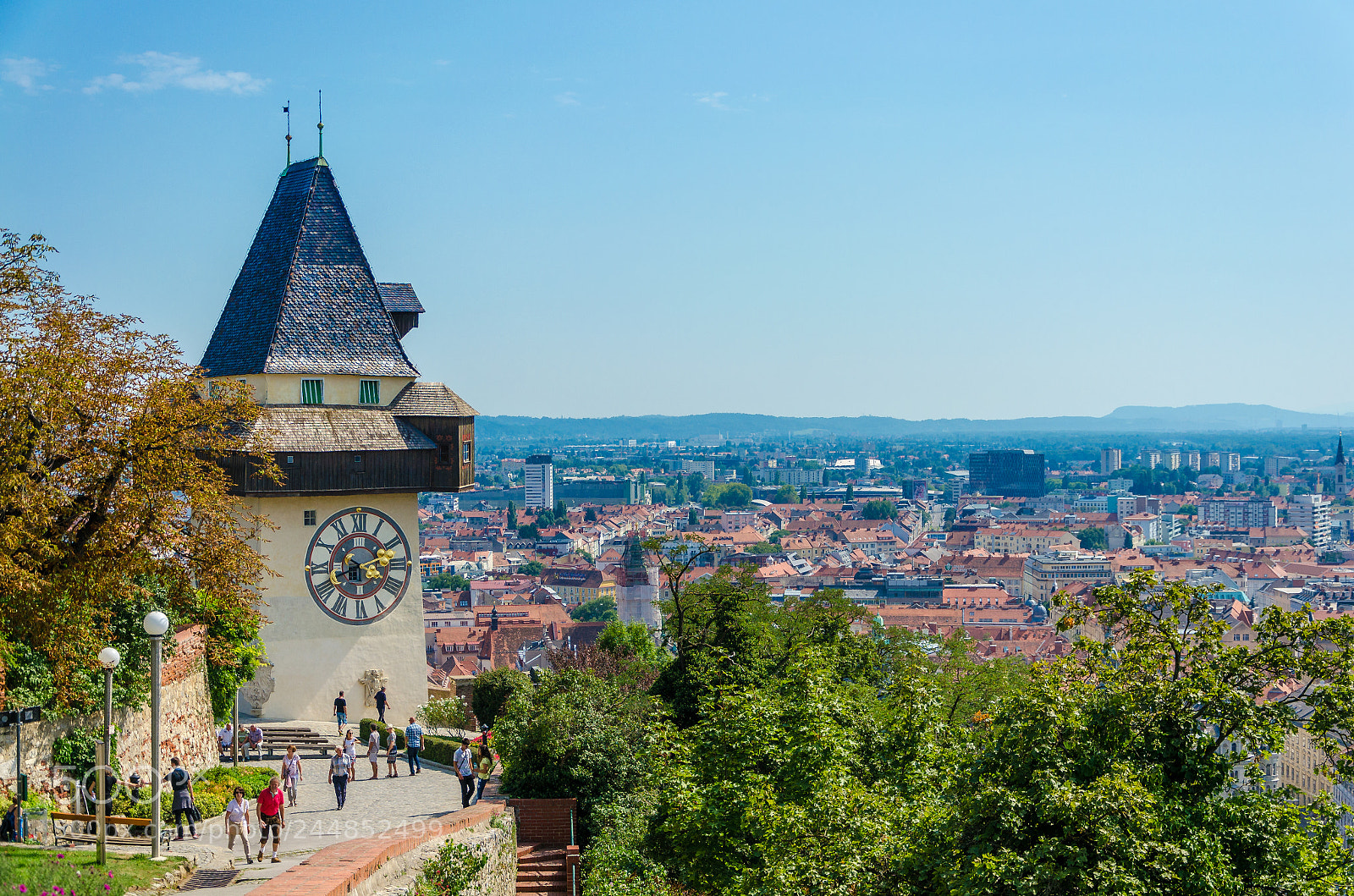 Nikon D5100 sample photo. Clocktower in graz photography