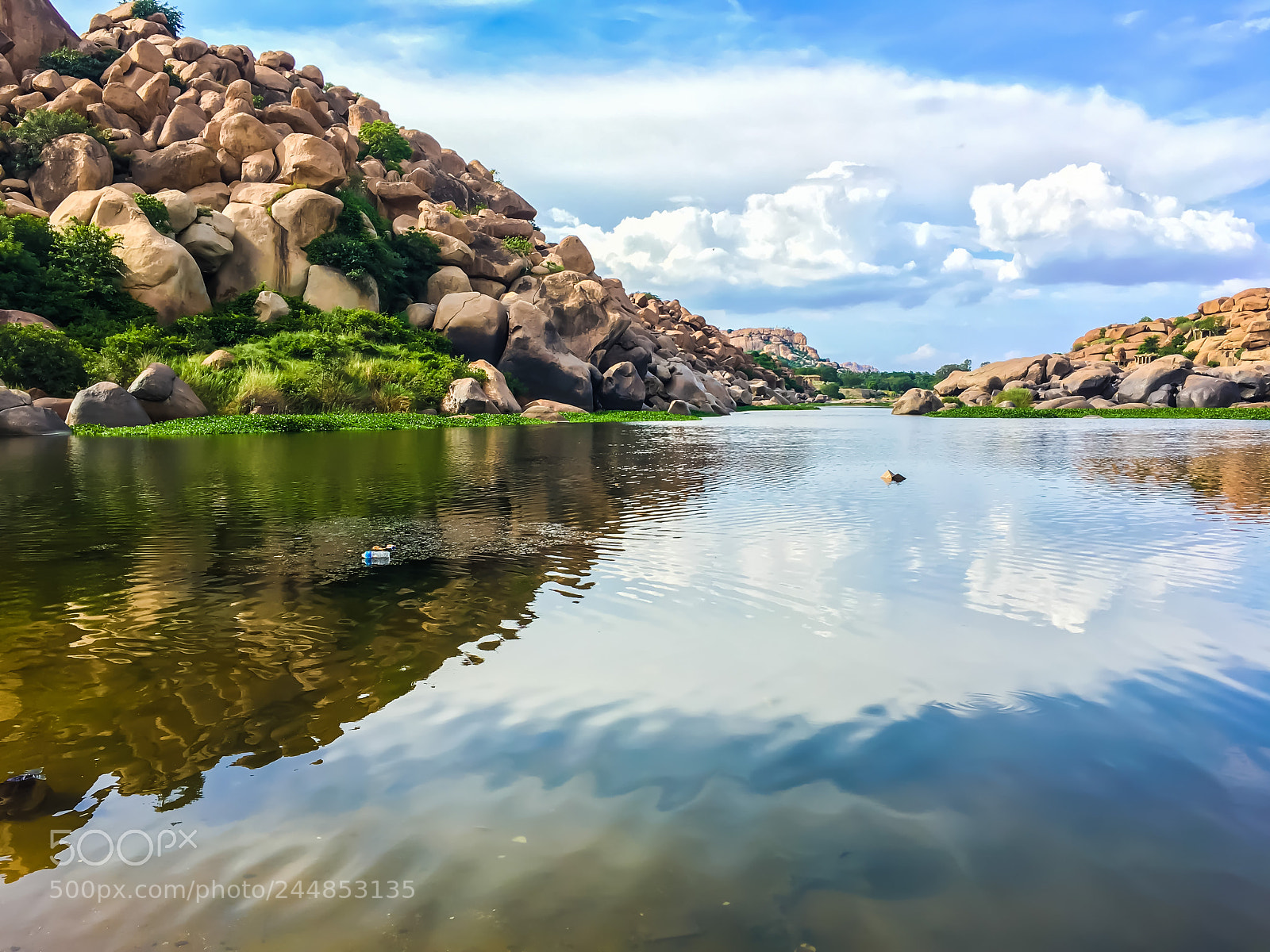 Apple iPhone 6s sample photo. River bank at hampi photography