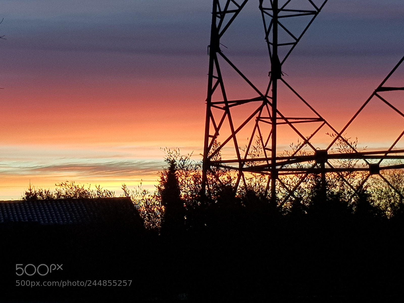 Samsung Galaxy S8 sample photo. Levé de soleil électrique photography
