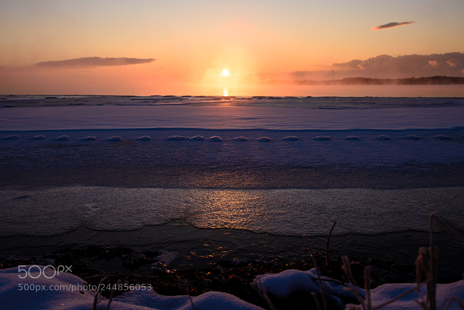 Nikon D610 sample photo. Winter sunrise photography