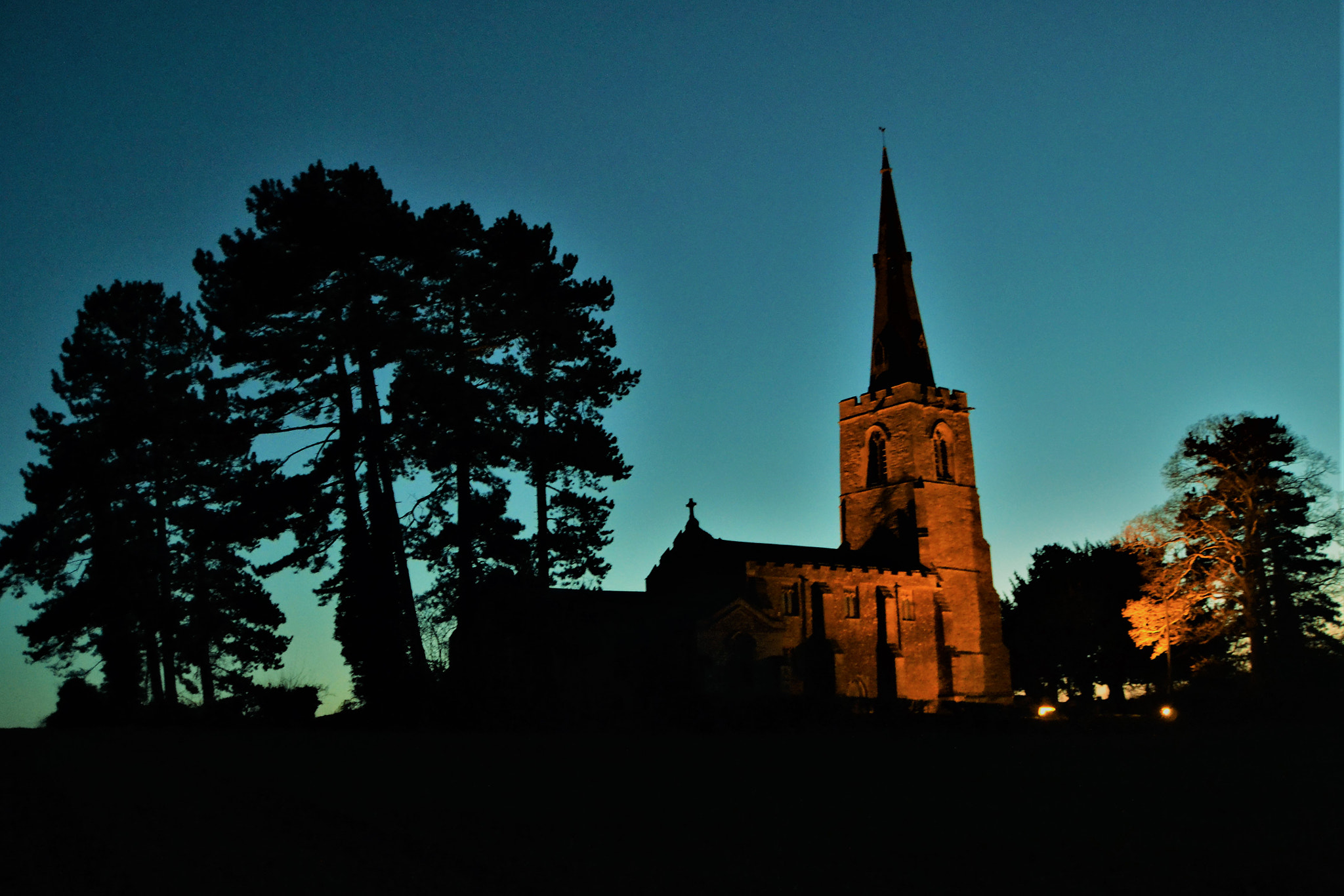 Nikon D3100 sample photo. Little staughton church photography