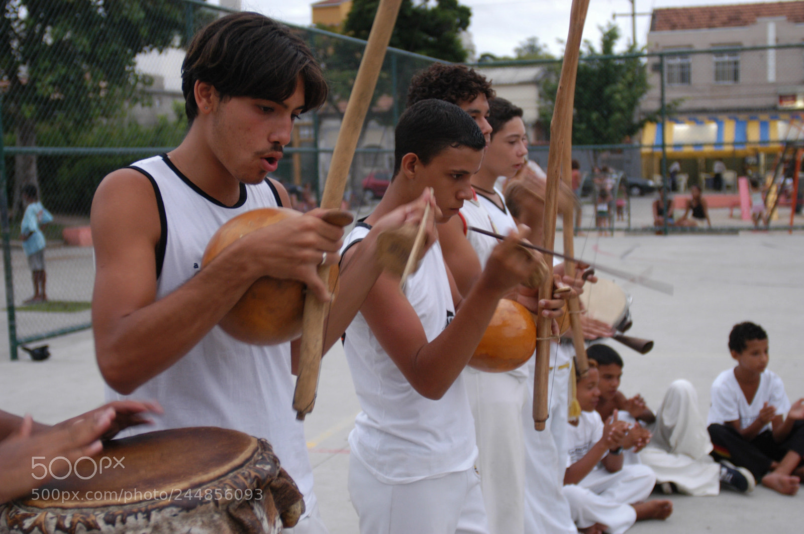 Nikon D100 sample photo. Capoeira school in rio photography