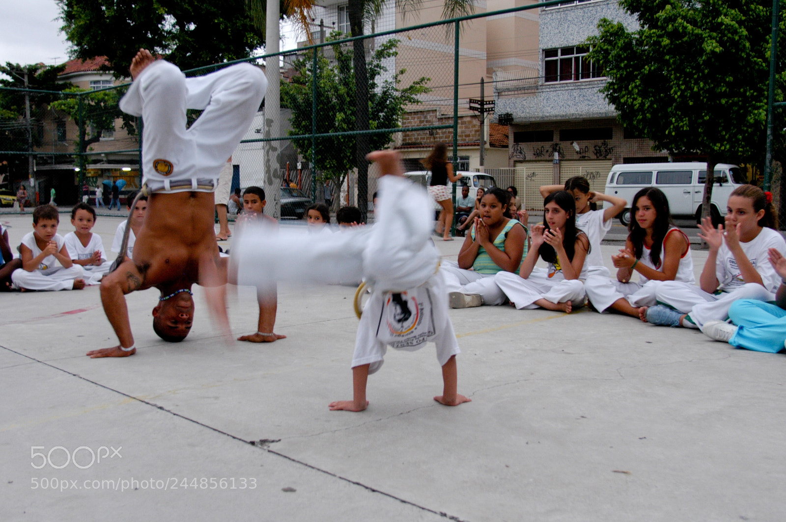 Nikon D100 sample photo. Capoeira school in rio photography