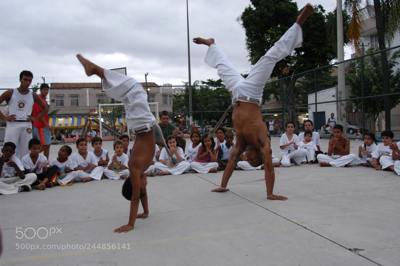 Nikon D100 sample photo. Capoeira school in rio photography