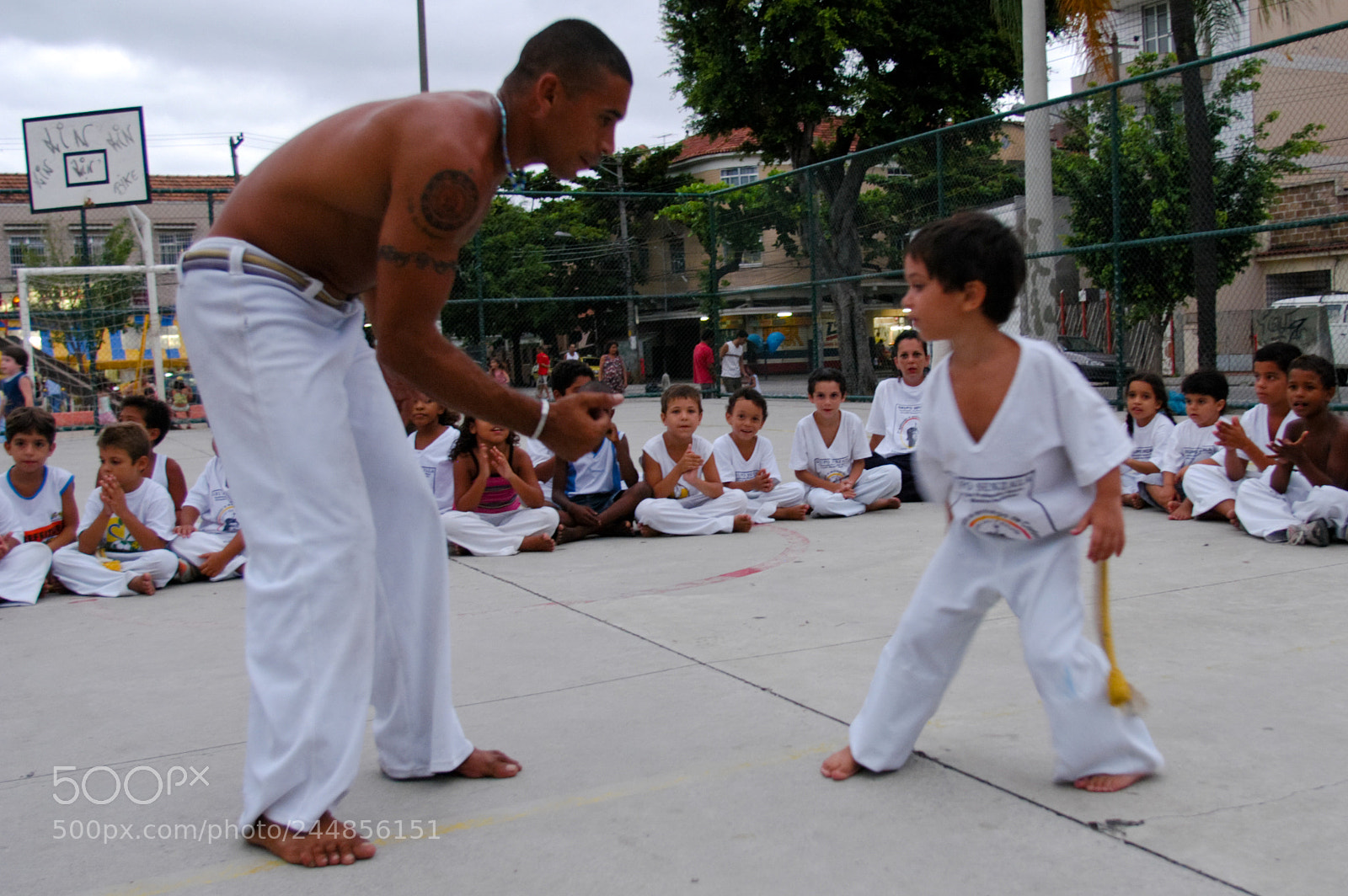 Nikon D100 sample photo. Capoeira school in rio photography