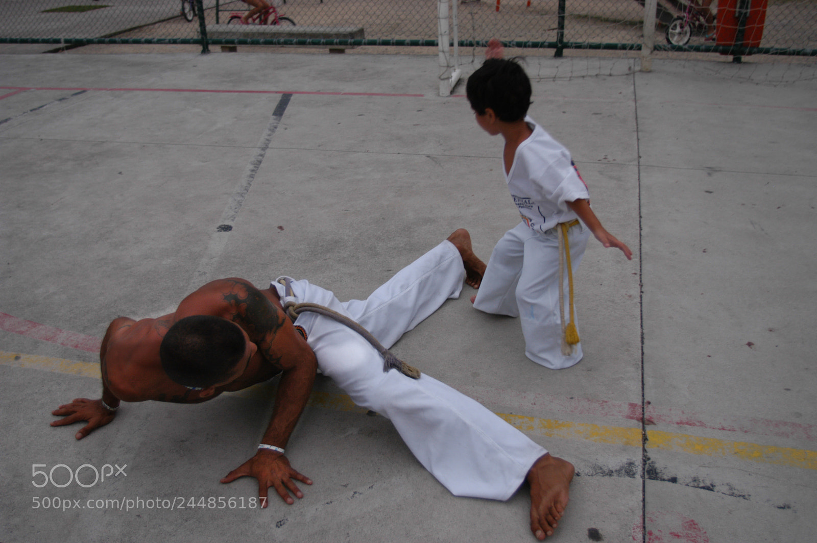 Nikon D100 sample photo. Capoeira school in rio photography