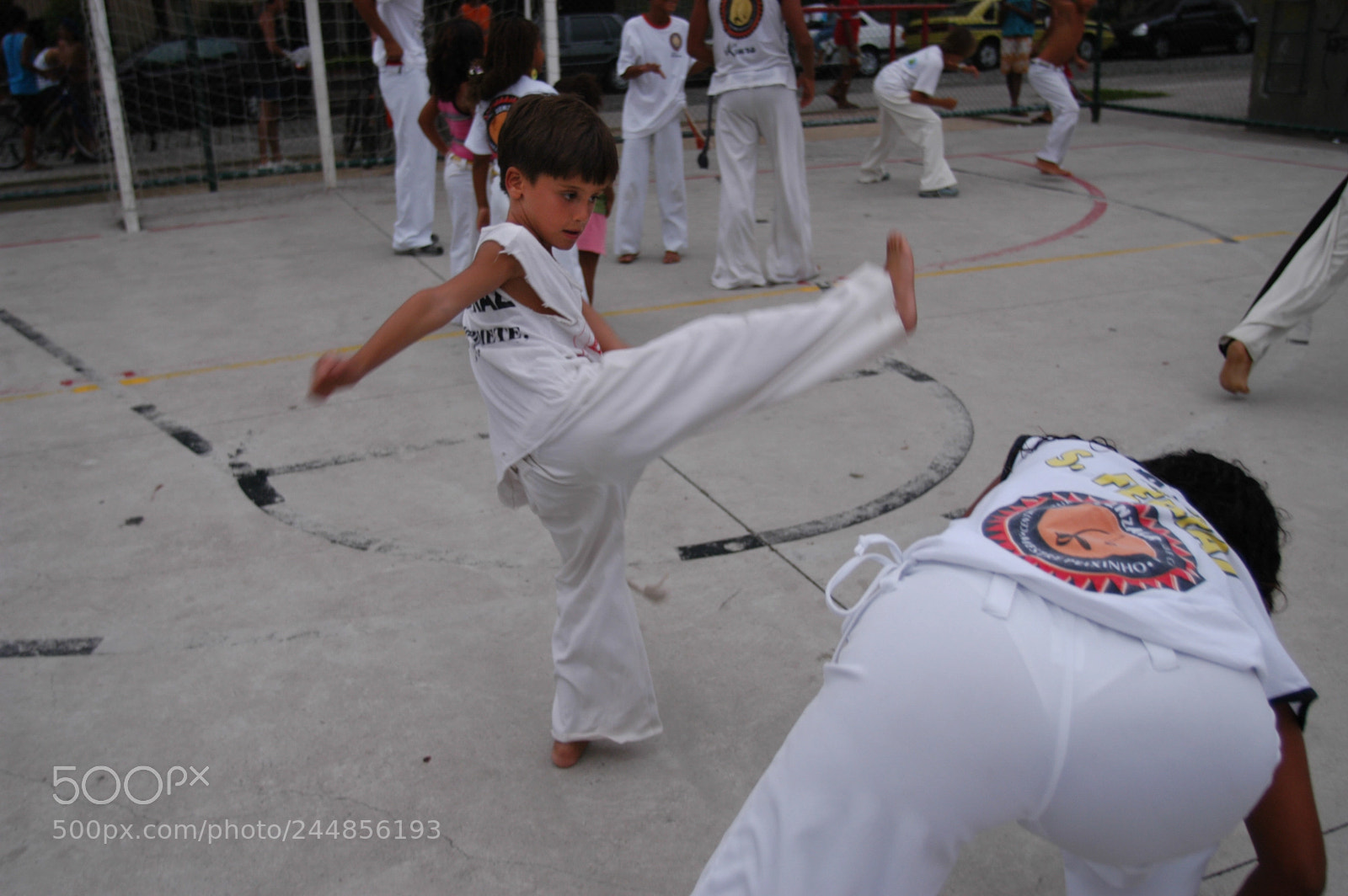 Nikon D100 sample photo. Capoeira school in rio photography