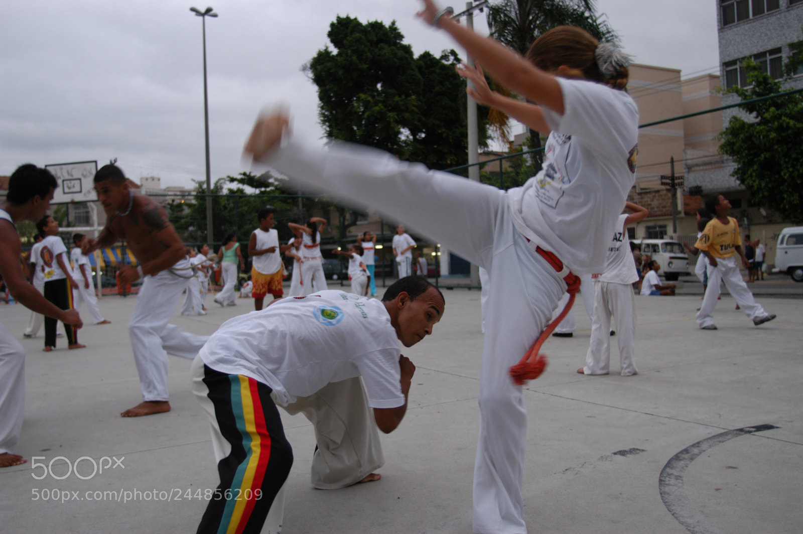 Nikon D100 sample photo. Capoeira school in rio photography