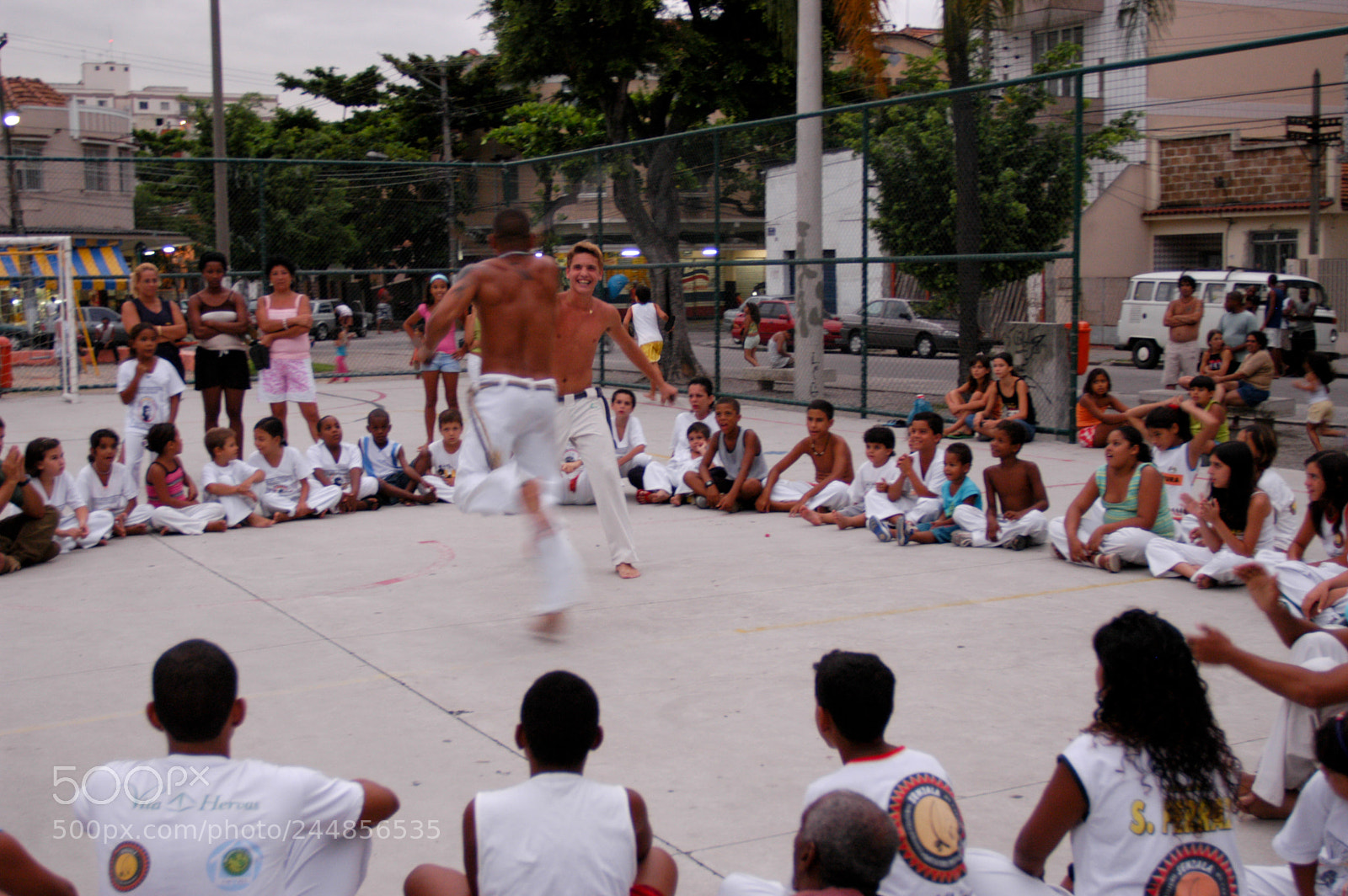 Nikon D100 sample photo. Capoeira school in rio photography