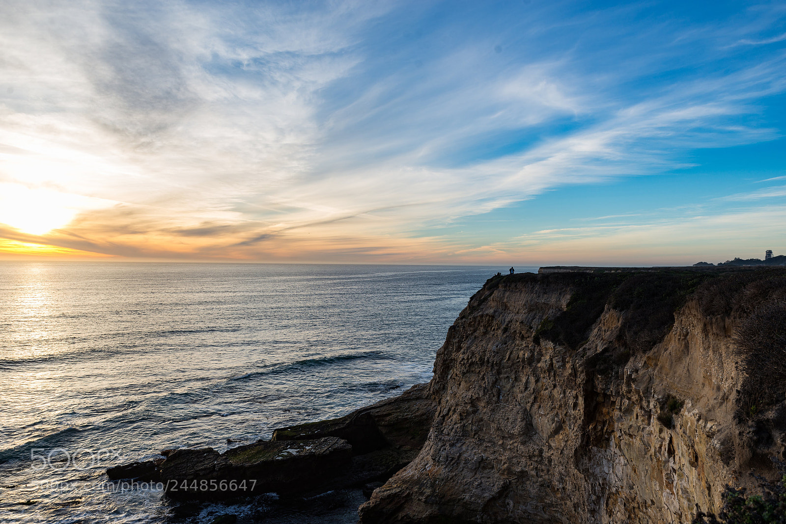 Nikon D610 sample photo. Sunset on the cliffs photography