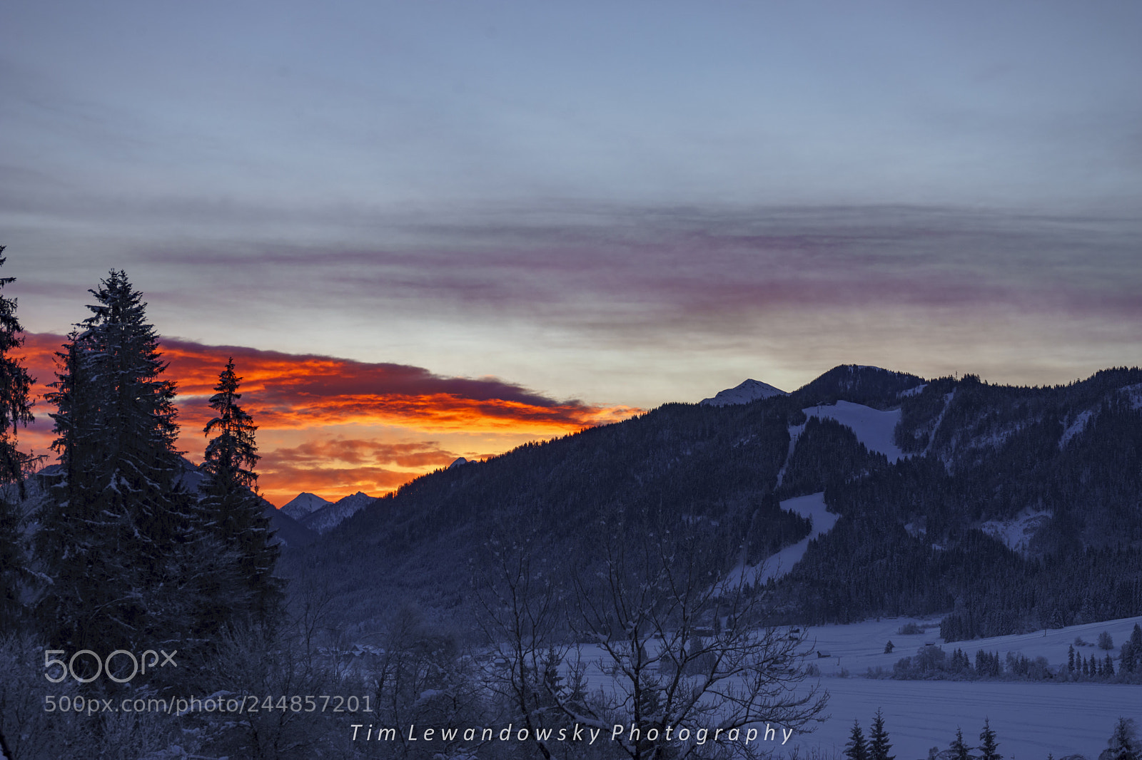 Sony a7 II sample photo. Burning sky photography