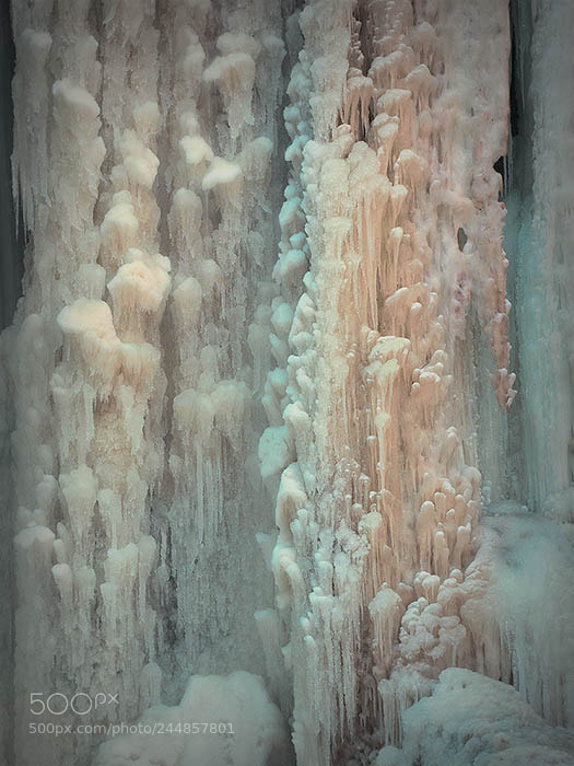 Olympus OM-D E-M1 sample photo. Frozen water fall photography