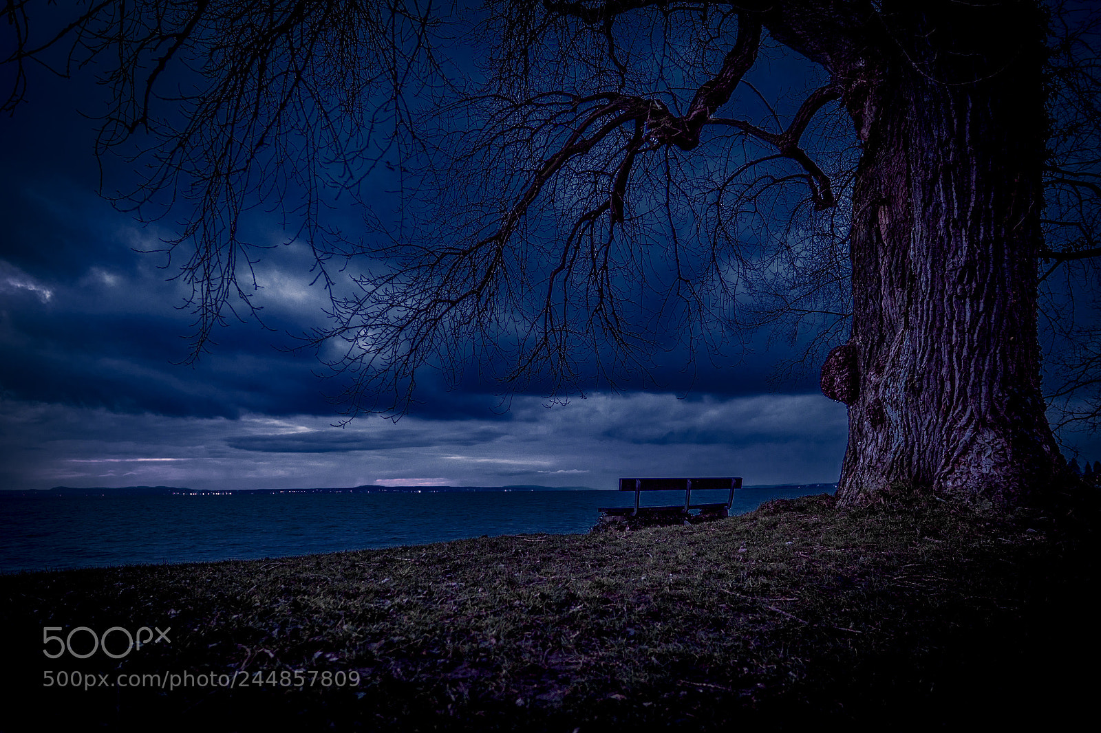 Panasonic Lumix DC-G9 sample photo. Winter evening at lake photography