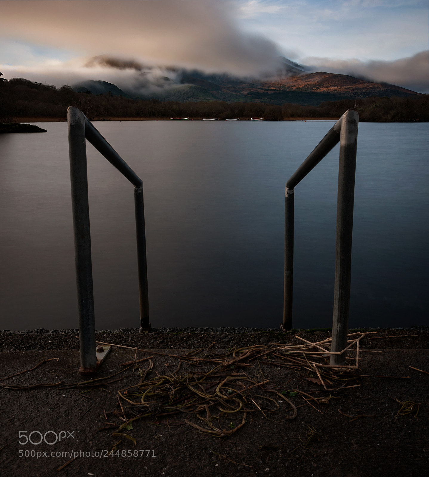 Nikon D90 sample photo. Lough leane vertorama photography