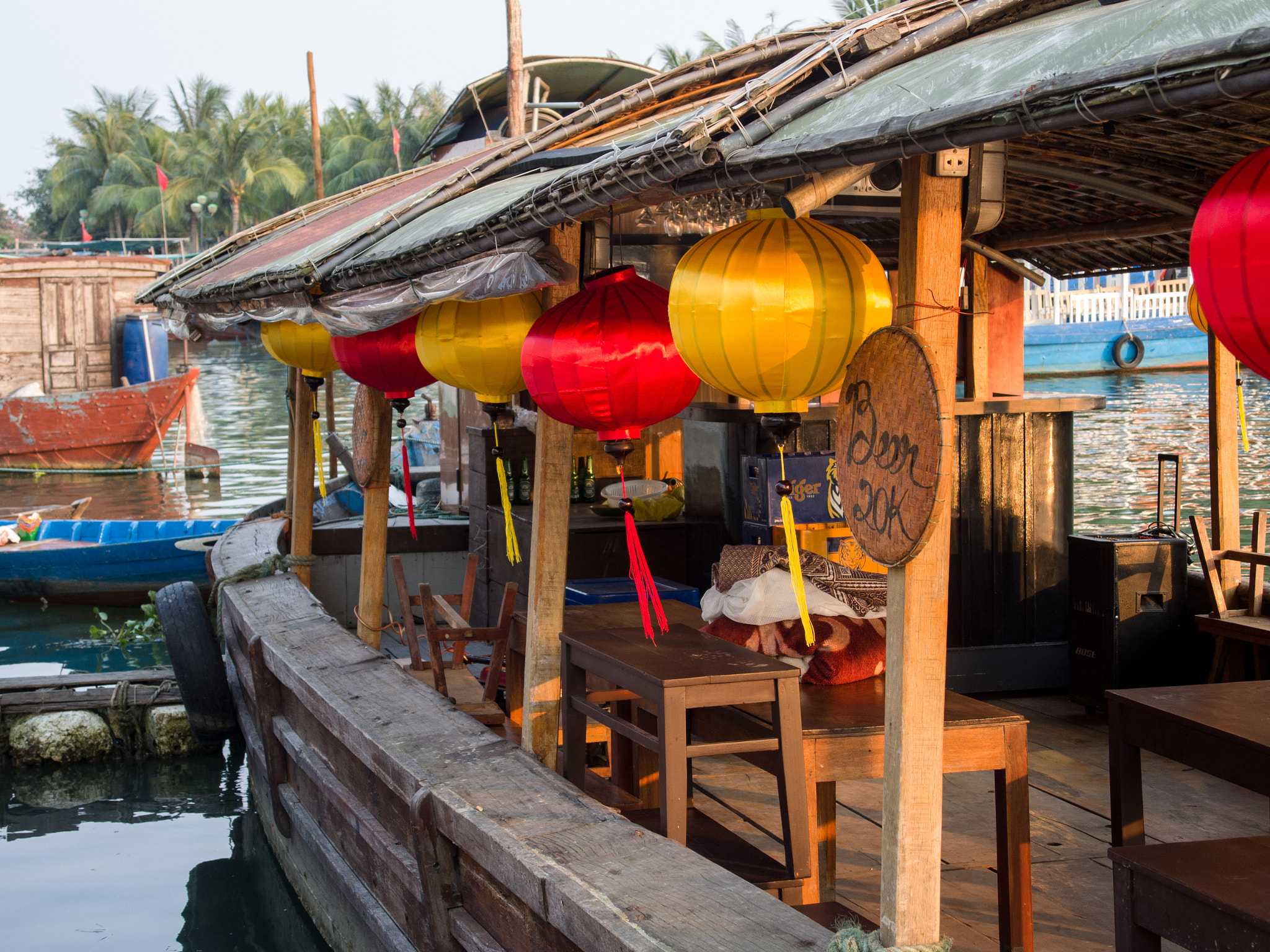 Nikon Coolpix P7800 sample photo. Boat lanterns of hoi an photography