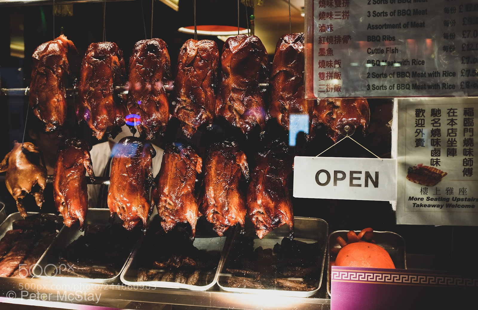 Fujifilm X100S sample photo. China town- roast duck photography