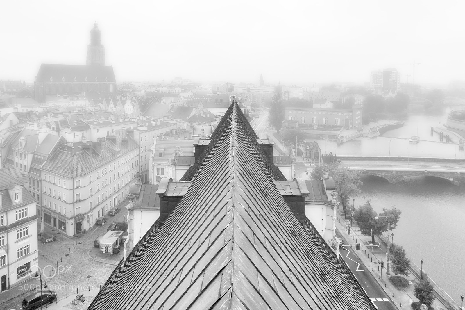 Canon PowerShot G7 X Mark II sample photo. Foggy morning in wroclaw photography