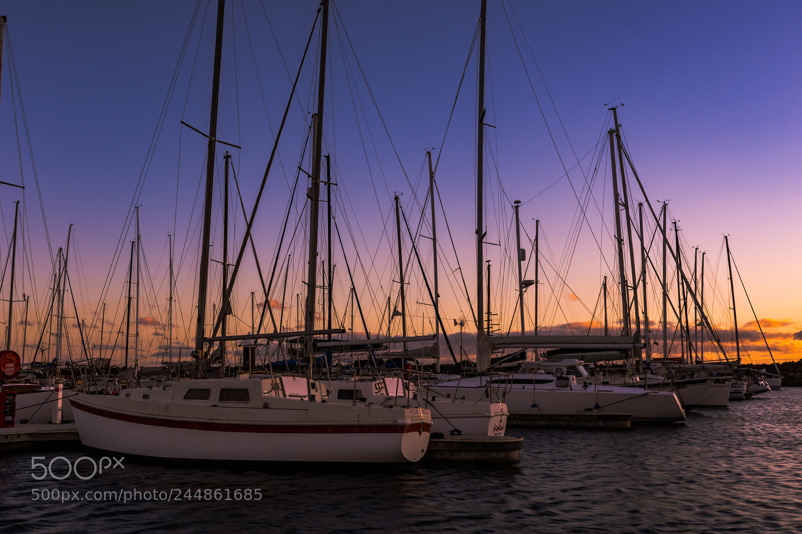 Nikon D7200 sample photo. Sunset over the masts... photography