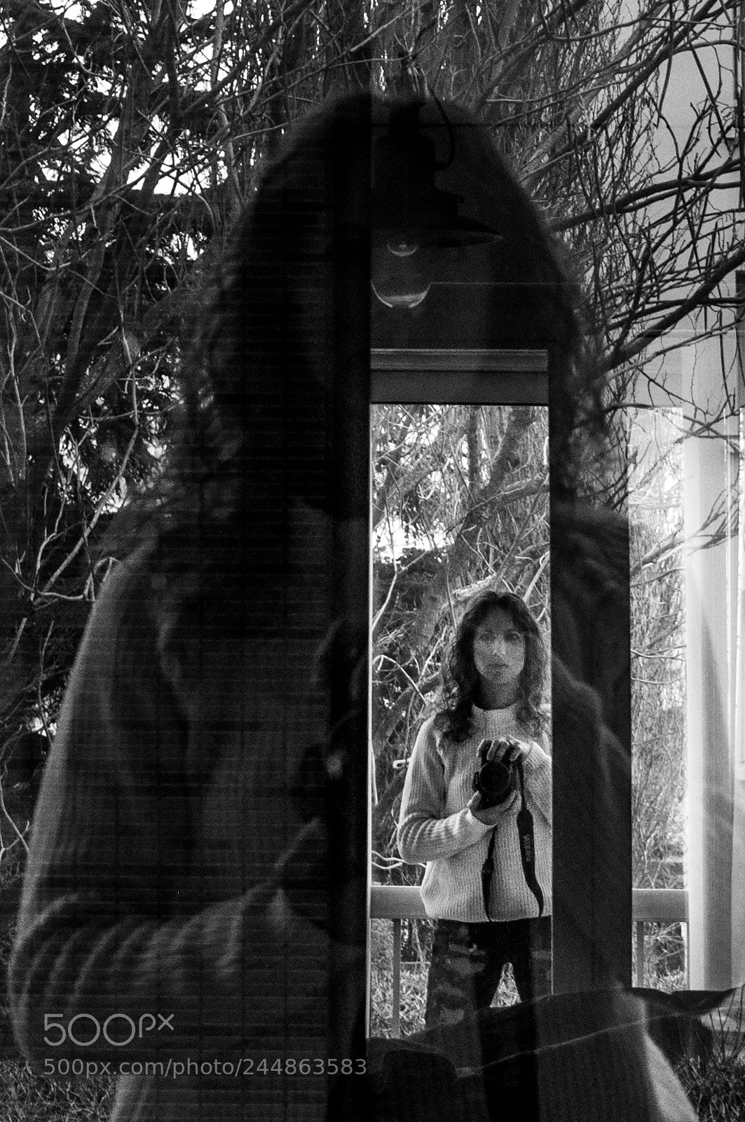 Nikon D90 sample photo. Autoportrait photography