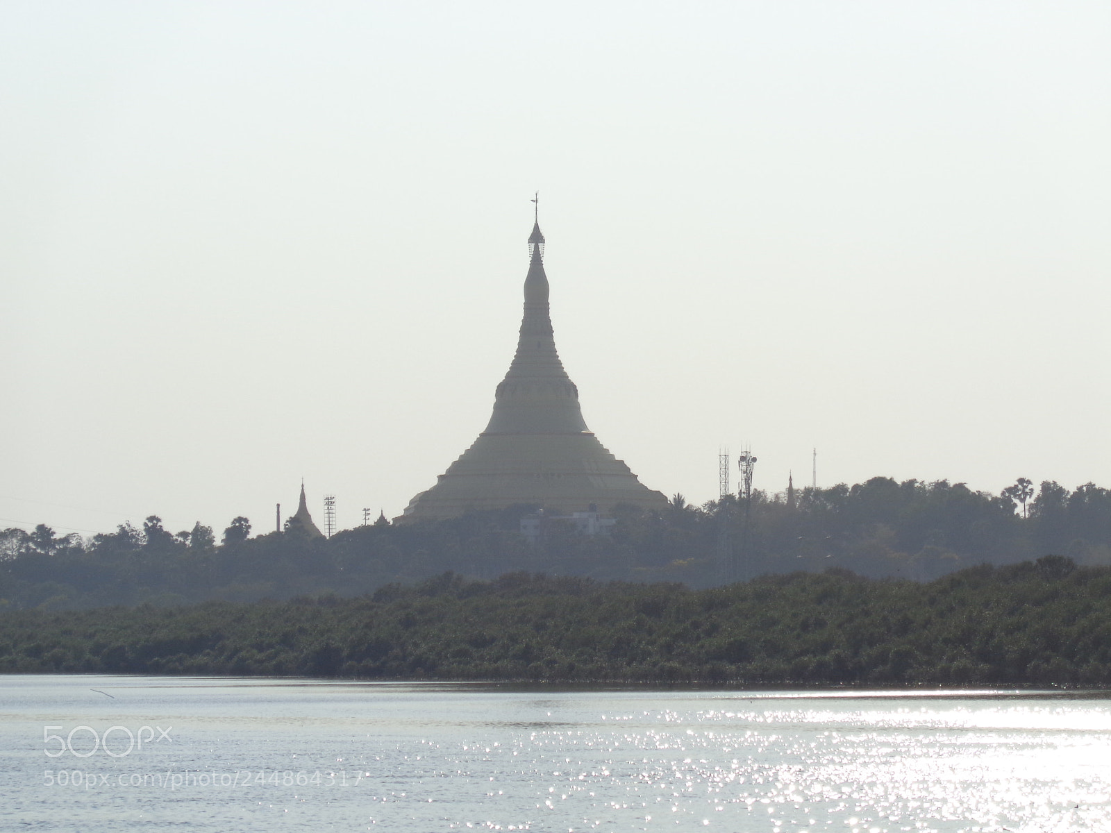 Sony Cyber-shot DSC-W730 sample photo. Global vipassana pagoda photography
