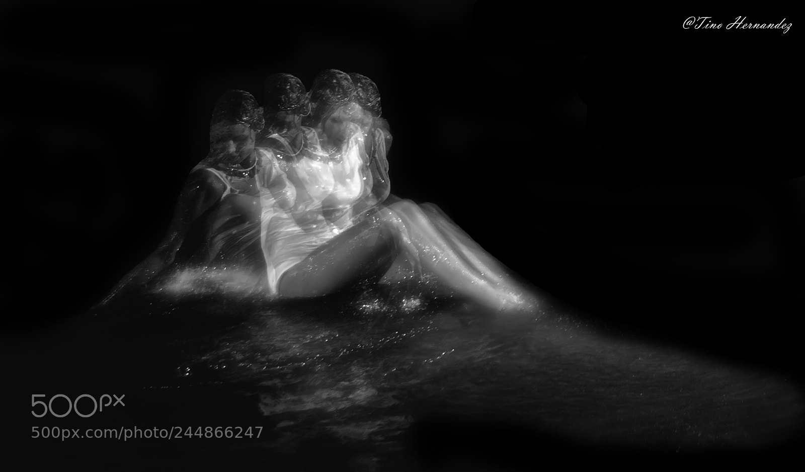 Nikon D5100 sample photo. Reflections in turbulent water photography