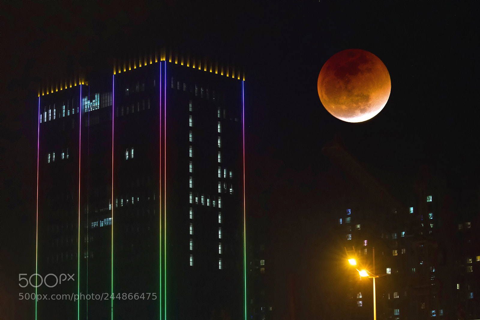 Sony a7R III sample photo. Moon photography